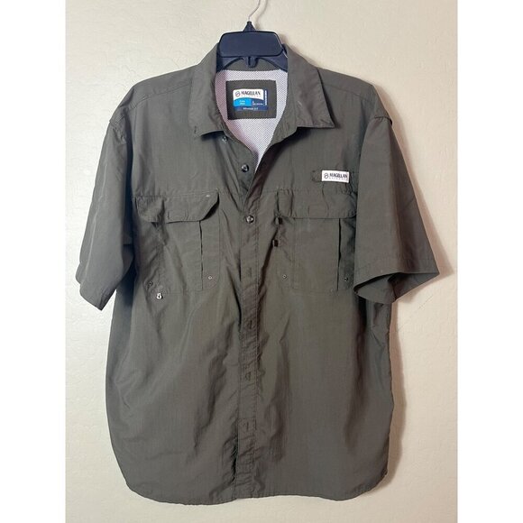 Magellan Sport Fishing Shirt Green Relaxed Fit Size Large. - Picture 1 of 4